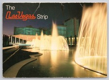 Caesars Palace Las Vegas Strip Night Fountain Nevada Postcard
