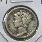 Lot of a 1919–S Mercury Dime and 2 Jefferson Nickels 1964,1962 Unc. High Luster