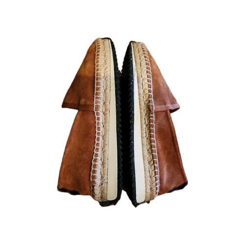 Rag & Bone Women’s Redwood Tan Suede Slip on Espadrille Runner Size 7.5/37.5 - Picture 7 of 11