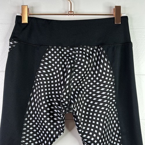 LULAROE Negro Blanco Diamante Abstracto Simplemente Cómodo Entrenamiento Gimnasio Capris Talla XS - Imagen 3 de 10