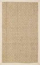 Area Rug 2X3 - Natural Fiber Collection - Natural & Beige, Seagrass, Basketweave