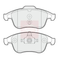 Apec BremsbeläGe Vorne FüR Renault Laguna III 2007-2015 (R90) Mit Federn