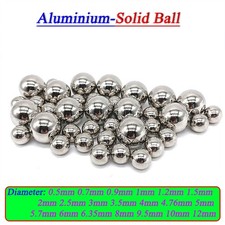 Aluminium Ball Dia 0.5mm to 12mm High Precision Solid Bearing Balls Smooth Ball