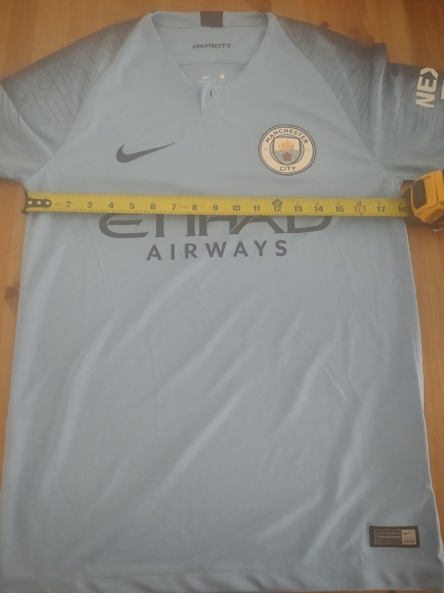 NWT Manchester City 18/19 Home Nike Jersey Size Men's Small | eBay