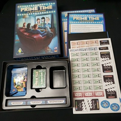 Prime Time (Board Game, 2015) Golden Egg Games Elad Goldsteen strategy UNPLAYED