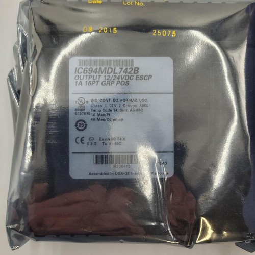 GE Fanuc IC694MDL742B Module NEW IN BOX & WRAPPING - Picture 1 of 2