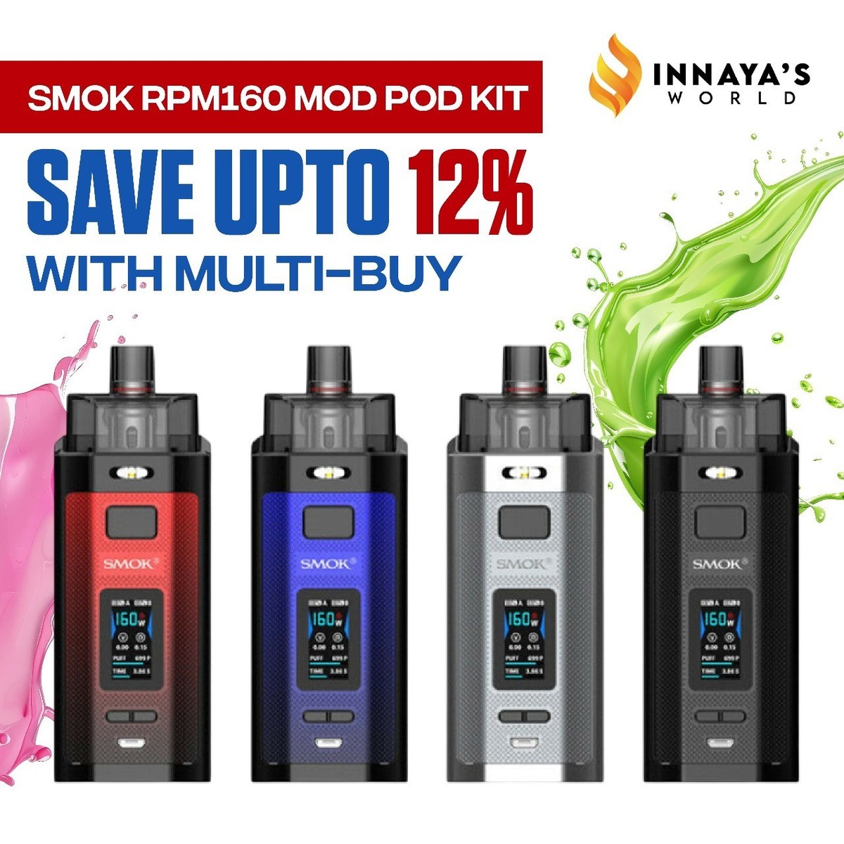 elite vape & smoke shop photos Smoktech Vape Box Mods, Pods & Starter Kits main image 0
