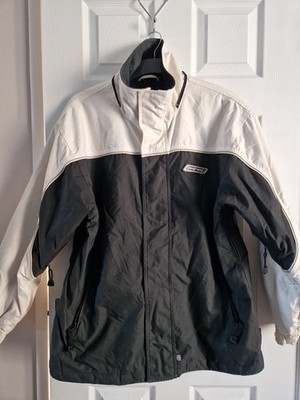 Protest Snowboard Jacke Unisex Größe L alle Zustände Boardwear USA grau/weiß 