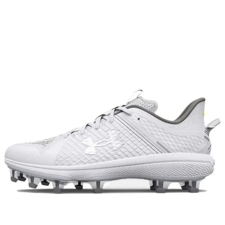 Under Armour Yard Low MT TPU Baseball Cleats - White