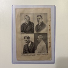 1913 World Series Picture McGraw/Connie Mack/Shibe/Hempstead Baseball Antique