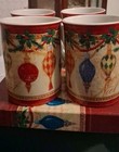 Susan Winget Holiday Greetings Winter Mug Set of 4 w/box Certified International