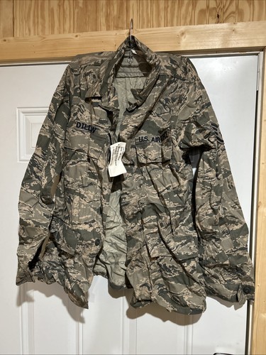 USAF ABU Camouflage Hemd Jacke Herren 38 L Flieger Kampf Uniform Oberteil Langarm MÜTZE - Bild 1 von 10