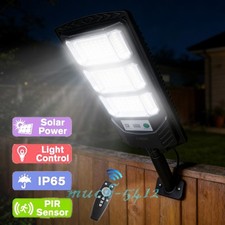 1000000LM Lamparas Luz Led Solar Luces Para Exterior Patio Sensor De Light Pole