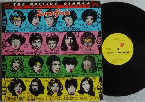 RARE~N' MINT~ROLLING STONES~SOME GIRLS~BANNED SLEEVE~1978 RSR UK ST LP~TOP COPY