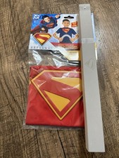 DC Kids SUPERMAN Power Cape Set - Costume / Cosplay Ages 4 Brand New