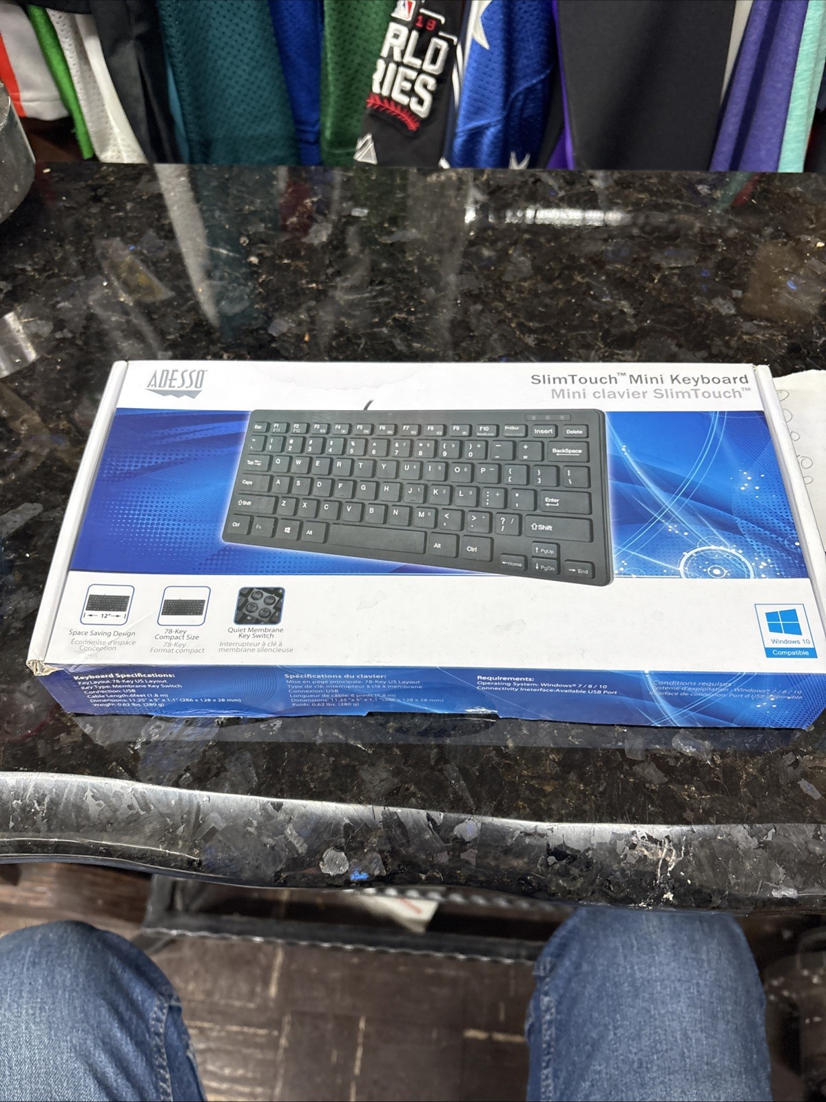 New Adesso SlimTouch Mini Keyboard (AKB-111UB) 783750009133