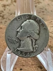 1954-S Washington Quarter Circulated Condition 90% Silver ACTUAL COIN # WX48
