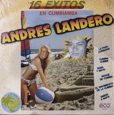ANDRES LANDERO 16 Exitos en Cumbiamba LP 1990 ECO EX Colombia Accordion Cumbia