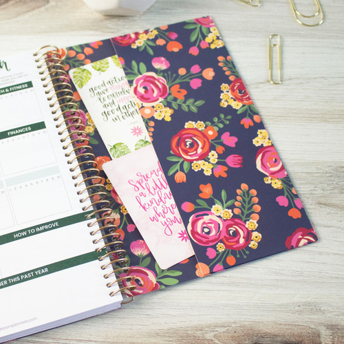 Bloom Daily Planners Planificador de Cubierta Suave Sin Fecha, 5.5" x 8.25", Sé Amable - Imagen 9 de 12