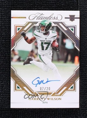 2022 Panini Flawless Rookie Frame Signatures 7/20 Garrett Wilson Auto RC v9t