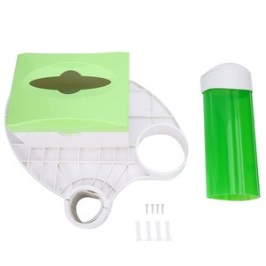 Green Dental Chair Scaler Tray 3 In 1 Disposable Cup Storage Holder With Ti TU