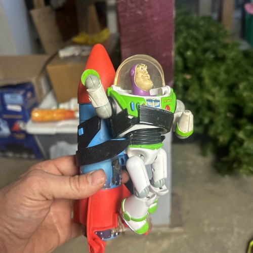 Disney Toy Story Mega Action Rocket Running Talking Buzz Lightyear Mattel 2012