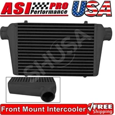 450x300x76mm Front Mount  Aluminum  Intercooler with  3" Inlet Outlet US