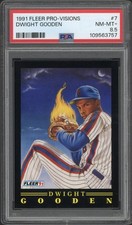 1991 Fleer Pro-Visions Dwight Gooden #7 PSA 8.5 NM-MT+ New York Mets 