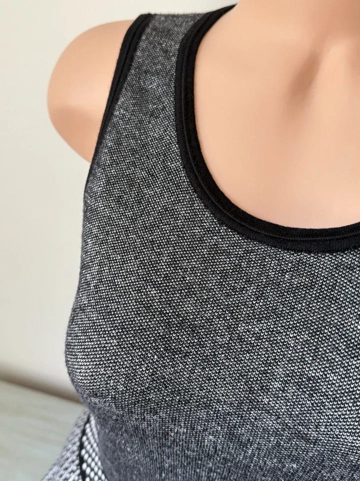 41 Hawthorn Stitch Fix Mujer M Suéter Vestido Sin Mangas Negro Tejido Preppy Foto 2 de 4