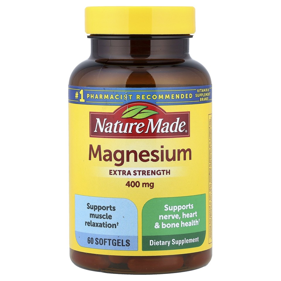 Magnesium, 400 mg, 60 Softgels