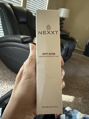 Nexxt Beauty Anti Acne Mask Bentonite Clay 100ml 3.4 fl oz Healing Relief Smooth