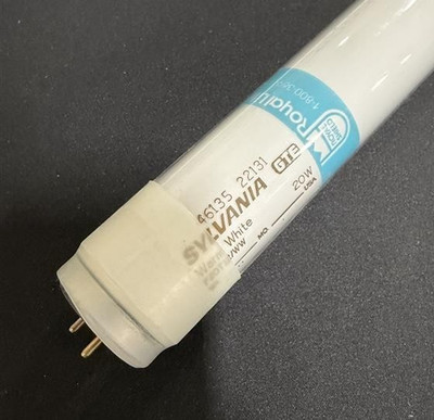 F20T12/WW Sylvania Lighting 20W T12 3000K 830 Light Bulb Shatter-Resistant