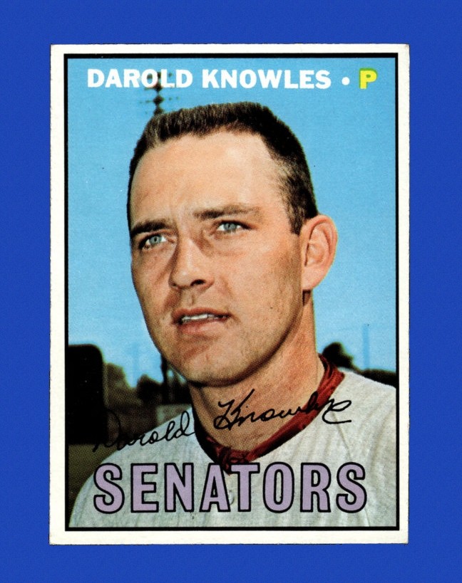 1967 Topps Set-Break #362 Darold Knowles EX-EXMINT *GMCARDS*