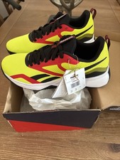 Reebok Men's NFX Running Shoes Acid Yellow, Size 9.5 Uk 10.5 Us BNWT