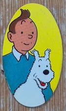 Tintin autocollant Ola 1972 Hergé Lombard Publiart
