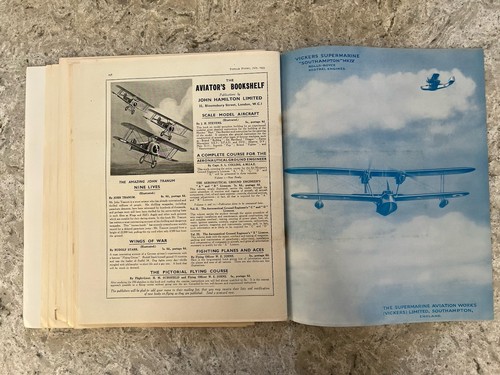 Vintage POPULAR FLYING magazine Vol II No.4 July 1933 Biggles, WWI Aviation - Picture 22 of 23