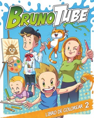 BrunoTube: Libro de Colorear 2 (Spanish Edition)