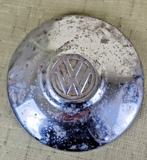 Vintage Chrome Color Volkswagen Vw 10 Diameter Hub Cap Retro Car Part