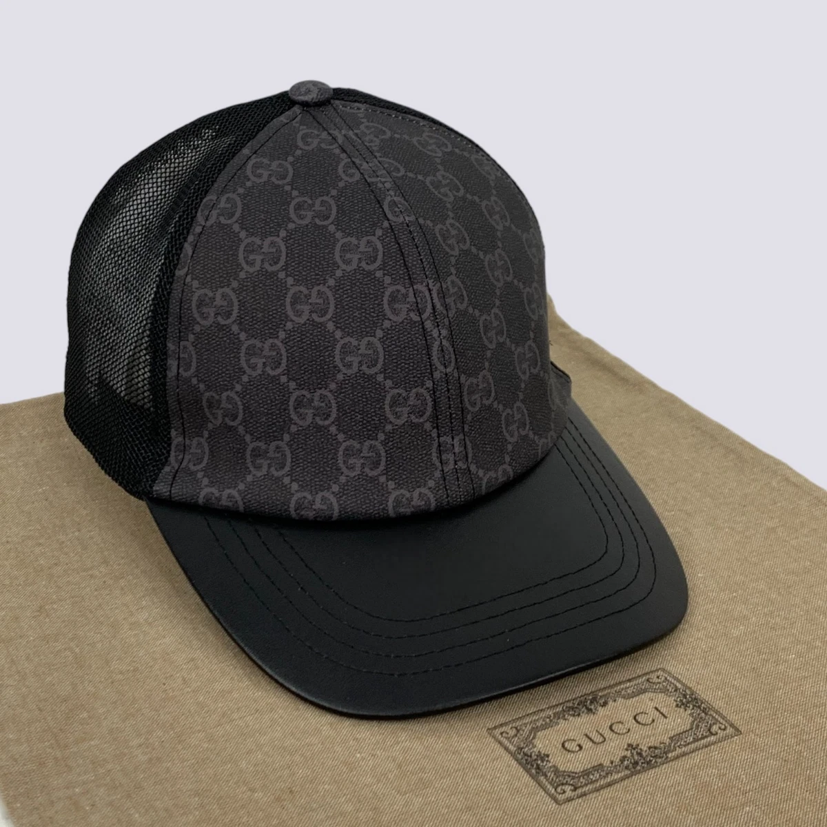 Gucci Size M Black Hats for Men for sale | eBay