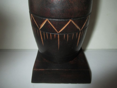 HAND CARVED WOODEN AFRICAN TRIBAL FERTILITY SPRING PHALLUS FIGURE STATUE NOVELTY - Picture 5 of 16