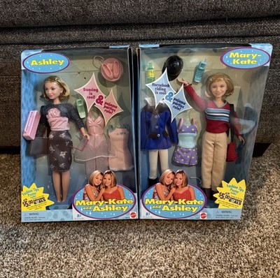 1999 Mattel Mary Kate & Ashley Olsen Pajama Party Dolls Set of 2