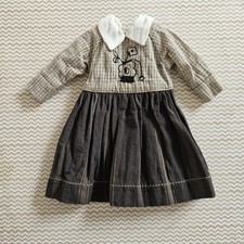 Blythe Doll Outfit - Qiulizio dress with flower embroidery 