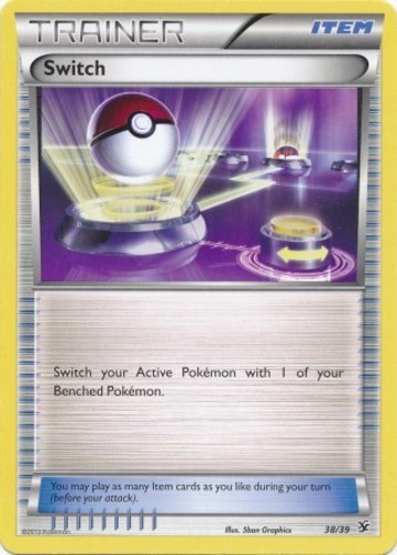 Switch - 38/39 (Lp) XY Kalos Starter Sets - Trainer (Item) Pokémon