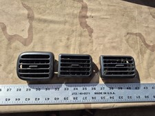 1999-2001 Dodge Ram 1500 2500 3500 Vent Center Dash Bezel Oem Set Of 3