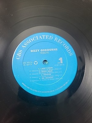 Ozzy Osbourne - ''Randy Rhoads Tribute'' Double Vinyl LP 1987 Untested 