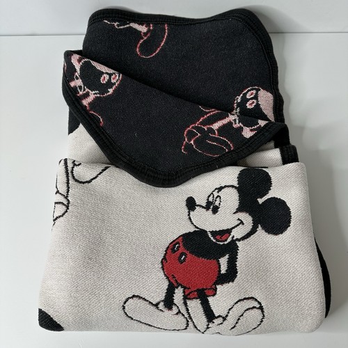 Mickey Mouse Throw Blanket 50x60 Beacon Blankets Vintage USA Heavy Reversible - Picture 16 of 16
