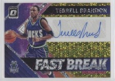 2018-19 Panini Donruss Optic Gold Prizm 6/10 Terrell Brandon #FB-TBD Auto 3c7