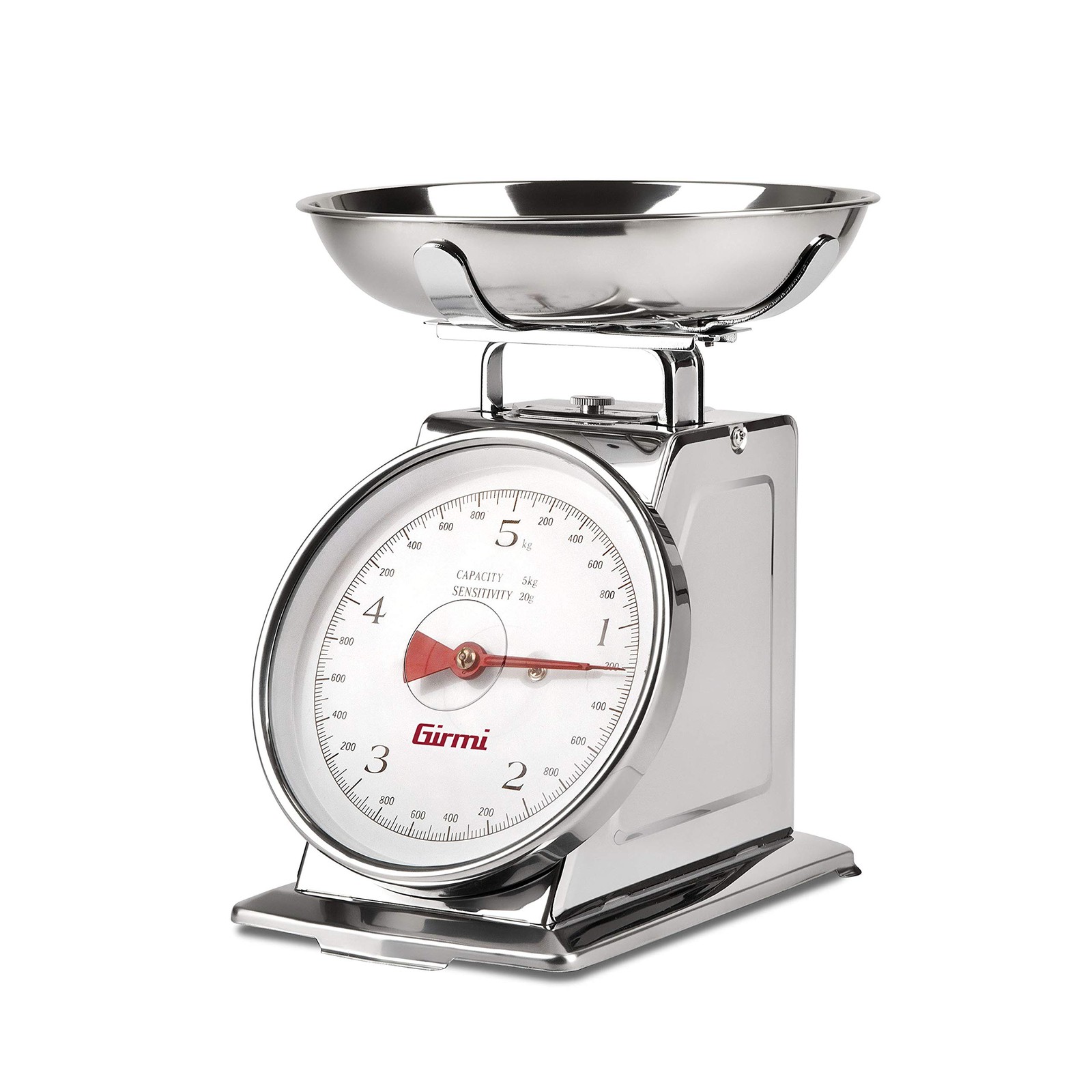 Bilancia da Cucina Vintage Girmi PS90 Inox 5kg: Stile Retro e Qualità