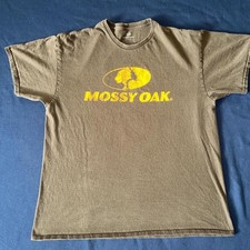Vintage Mossy Oak brown and orange tee. Size XL