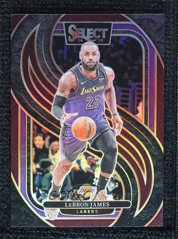 2024-25 Panini Select Premier Level Maroon Prizm 106/175 LeBron James #111
